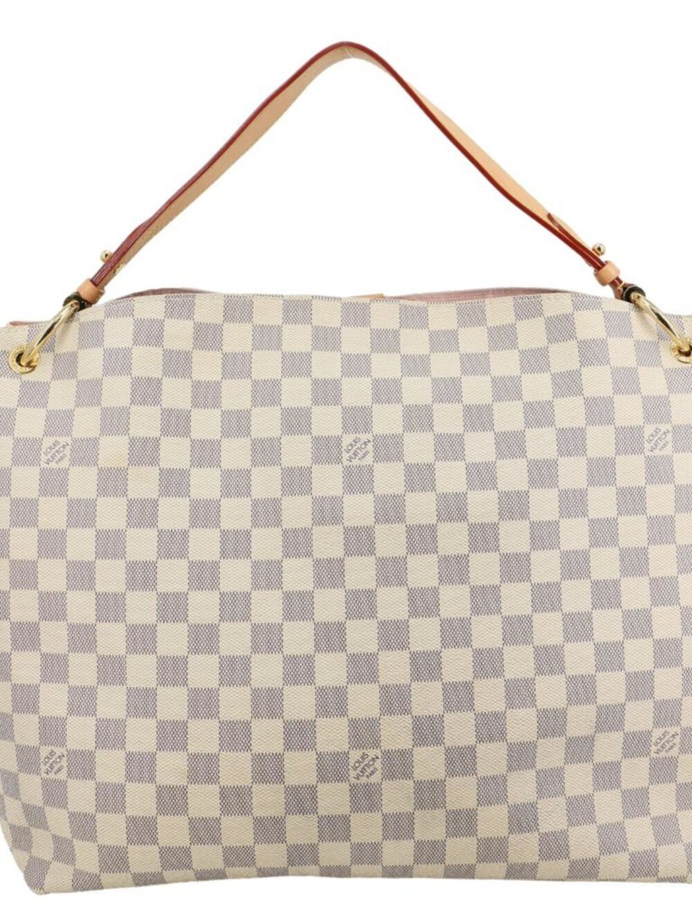 Louis Vuitton  Graceful MM Damier Azur Hobo Bag Rose Ballerine - Picture 4 of 16